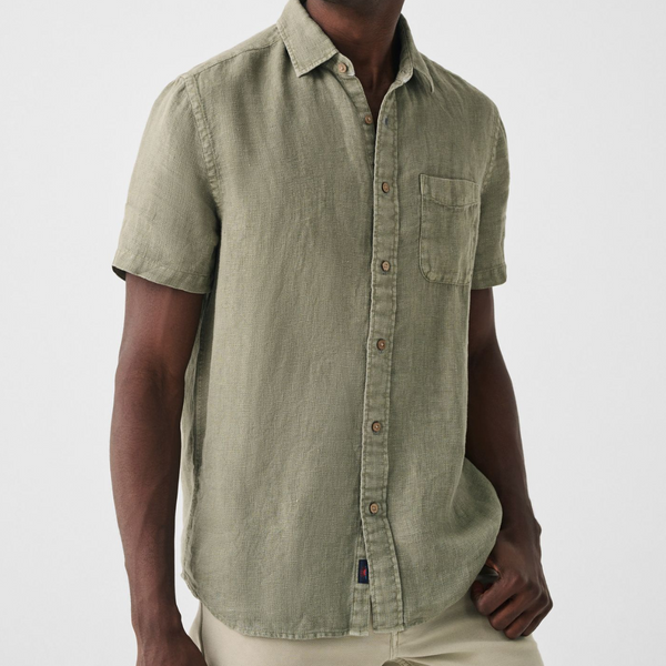 Short-Sleeved Palma Linen Shirt