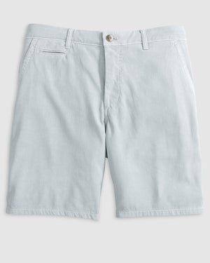 Nassau Cotton Blend Shorts in Chrome