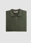 MAURIZIO BALDASSARI SPORT MOCK ZIP SWEATER IN OLIVE