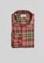 GIANNETTO PORTOFINO LONG SLEEVE SPORT SHIRT FLANNEL WITH SNAPS IN PINK SAGE