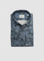 EMANUEL BERG FLANNEL PAISLEY LONG SLEEVE SPORT SHIRT IN NAVY