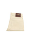 PESCAROLO 5 POCKET JEAN UNDYD IN IVORY SELVEDGE