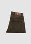 PESCAROLO 5 POCKET JEAN DYED IN BROWN GREY SELVEDGE