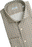 SONRISA LONG SLEEVE SPORT SHIRT IN GREEN GREY DOUBLE DOT PRINT