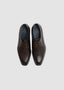 DI BIANCO CARDANO PEBBLE GRAIN DRESS SHOE IN BITTER CHOCOLATE