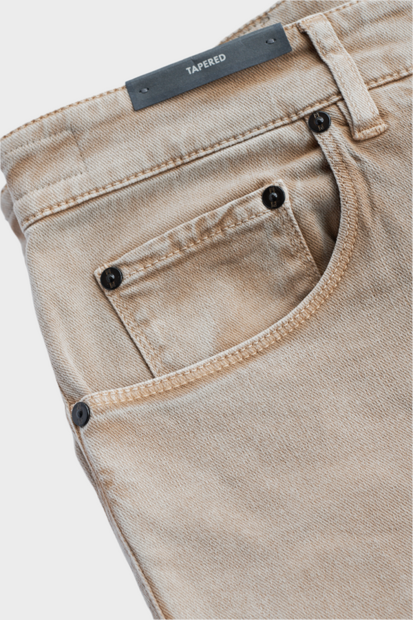 Jean Stretch Bull Denim In Khaki