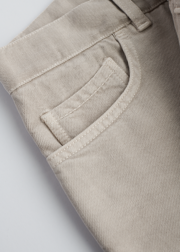 5 Pocket in Khaki Twill