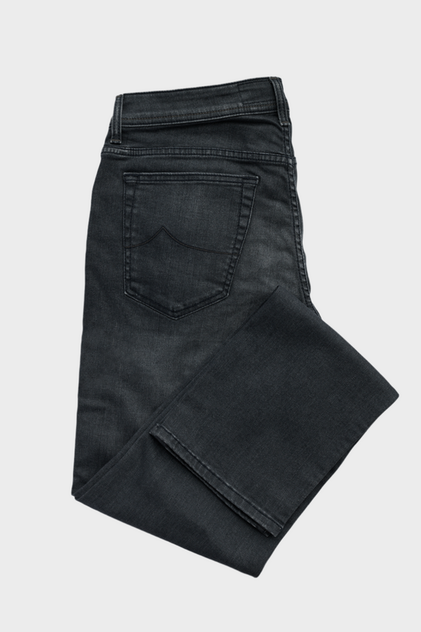 Charcoal Grey Denim Stretch