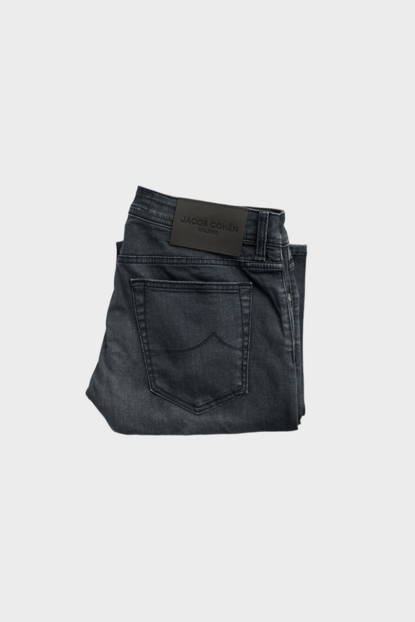 Charcoal Grey Denim Stretch