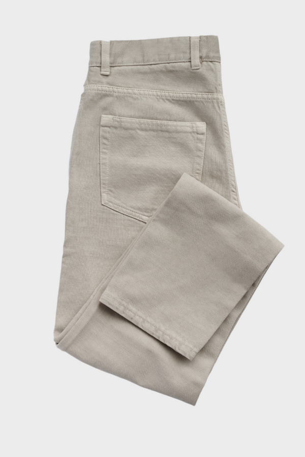 5 Pocket in Khaki Twill