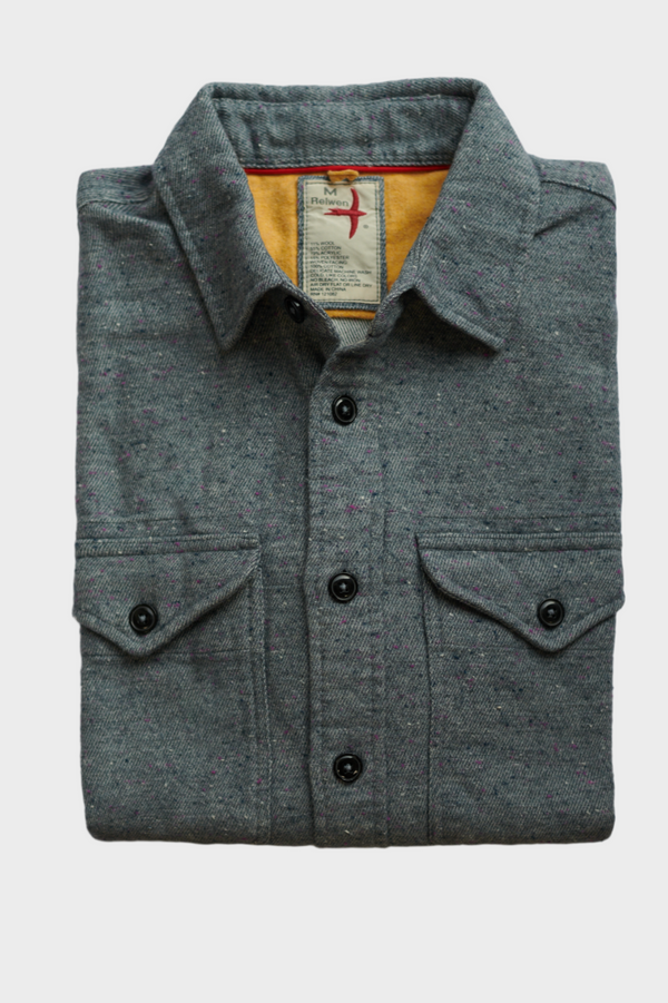 Donegal Flannel in Steel Grey