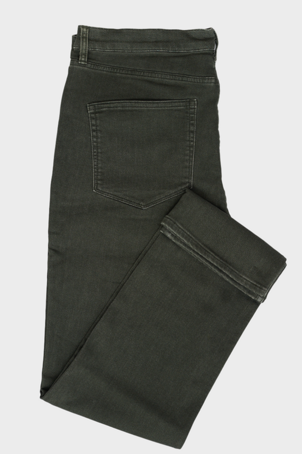 5 Pocket Fall Olive Stretch