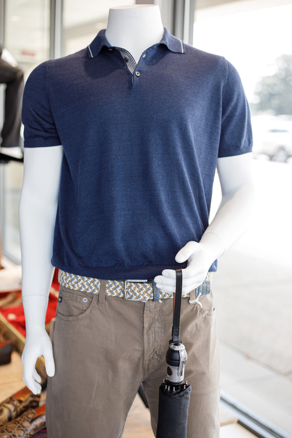 Sandalwood Croc Belt