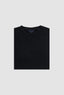 DEKE SOFT TECHNO JERSEY MODERN CREW T-SHIRT IN BLACK