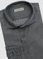 CANALI LONG SLEEVE SPORT SHIRT IN SOLID GREY