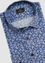 ETRO LONG SPORT SHIRT PRINT ON BLUE BASE