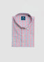 JOHNNIE-O LONG SLEEVE SPORT SHIRT TINSLEY IN SNAPPER