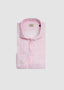 SONRISA LONG SLEEVE SPORT SHIRT ROSE LINEN FLORAL IN PINK & WHITE