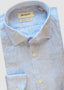 BORGO LONG SLEEVE SPORT SHIRT IN LINO STRIPES