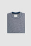 BILLY REID LONG SLEEVE KNIT TUCK STRIPE CREW IN DARK DENIM