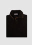 LUCIANO BARBERA SWEATER POLO IN BROWN