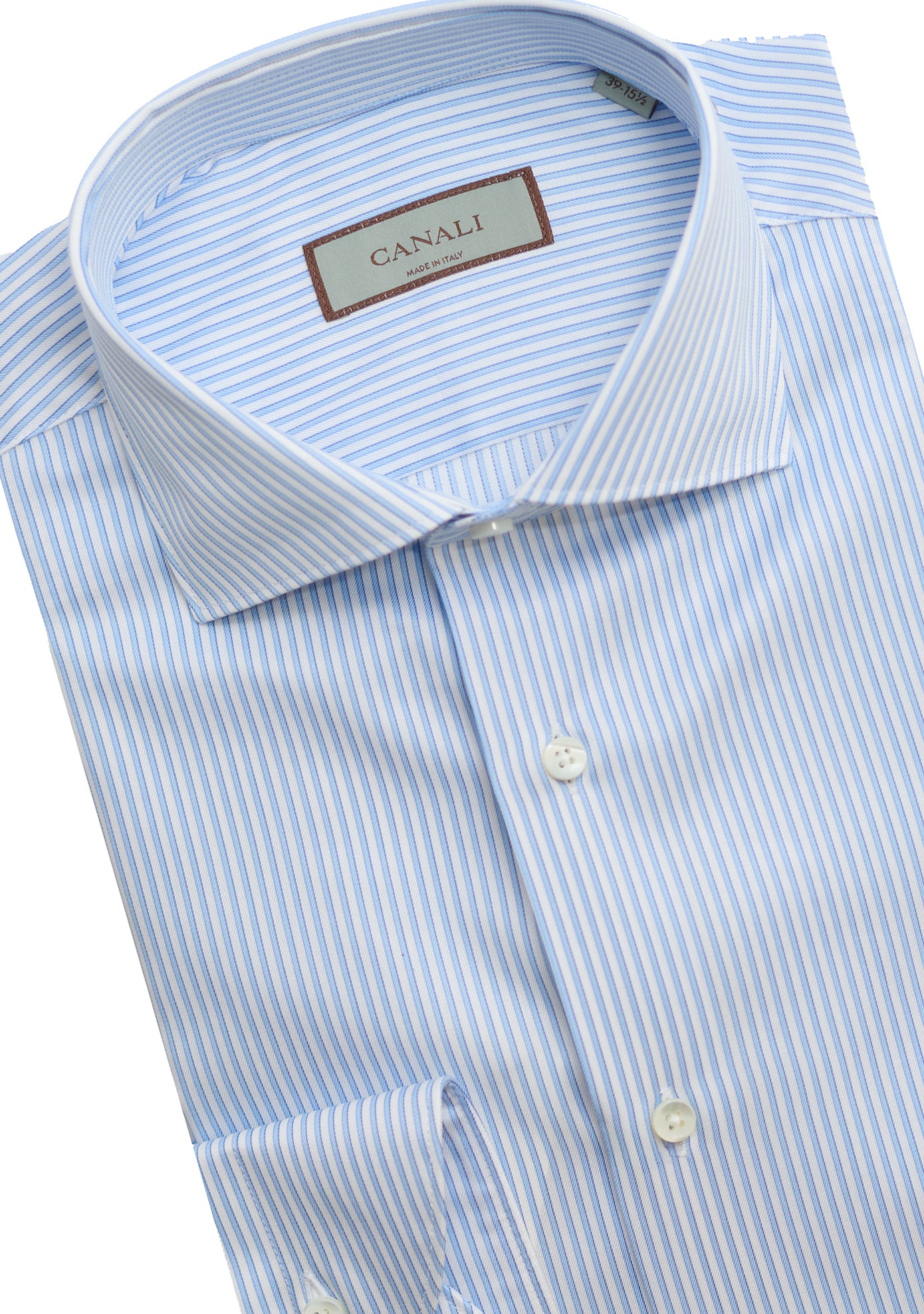 CANALI DRESS SHIRT IN BLUE & WHITE STRIPES – beecroft & bull CANALI DRESS SHIRT IN BLUE & WHITE STRIPES – beecroft & bull