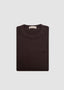 FLY3 SOFFIO BRUSHED CASHMERE CREW SWEATER IN MORO