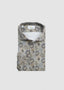 GIANNETTO LONG SLEEVE SPORT SHIRT DRIED FLOWERS IN GREY & BROWN