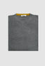 CROSSLEY CREWNECK SWEATER WITH CASHMERE SILK IN CHARCOAL AND PEARL