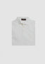 FILIPPO DE LAURENTIIS COTTON CREPE POLO IN BIANCO OTTICO
