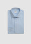 STENSTRÖMS DRESS SHIRT IN BLUE TICK WITH PAISLEY 