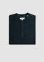 BILLY REID GARMENT DYED LINKS HENLEY IN CARBON BLUE
