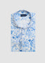 PAUL & SHARK LONG SLEEVE SPORT SHIRT WITH BLUE PAISLEY