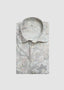 ETRO LONG SLEEVE SPORT SHIRT PAISLEY IN GREY & TAN