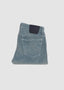 HANDPICKED 5 POCKET MICRO WALE LIGHT BLUE FROST