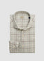 SONRISA LONG SLEEVE SPORT SHIRT IN LIGHT GREY PLAID