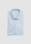 STENSTRÖMS DRESS SHIRT WITH STAPLE PLAID IN BLUE