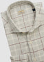 SONRISA LONG SLEEVE SPORT SHIRT IN LIGHT GREY PLAID
