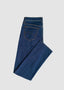 JACOB COHËN 5 POCKET JEAN IN DARK BLUE POLKA PATCH