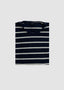 ADRIANO GOLDSCHMIED DANNY STRIPED LONG SLEEVE SHIRT IN NAVY & NATURAL