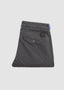 JACOB COHËN TRICOTENE FLAT FRONT PANT IN GUNMETAL GREY