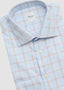 STENSTRÖMS DRESS SHIRT WITH PLAID IN BLUE AND ORANGE