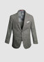 ISAIA SPORT COAT IN MEDIUM GREY BABY ALPACA BOUCLÉ 