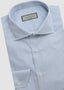 CANALI STRIPED DRESS SHIRT IN BLUE & WHITE 