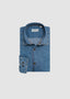 BORGO LONG SLEEVE SPORT SHIRT IN DENIM BONE
