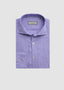 CANALI LINEN LONG SLEEVE SPORT SHIRT IN LAVENDER