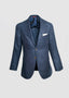 LUCIANO BARBERA SOFT COAT IN MID BLUE PEAK