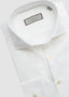 CANALI COTTON LINEN LONG SLEEVE SPORT SHIRT IN WHITE