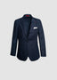 ISAIA SPORT COAT IN BABY ALPACA BOUCLÉ IN NAVY