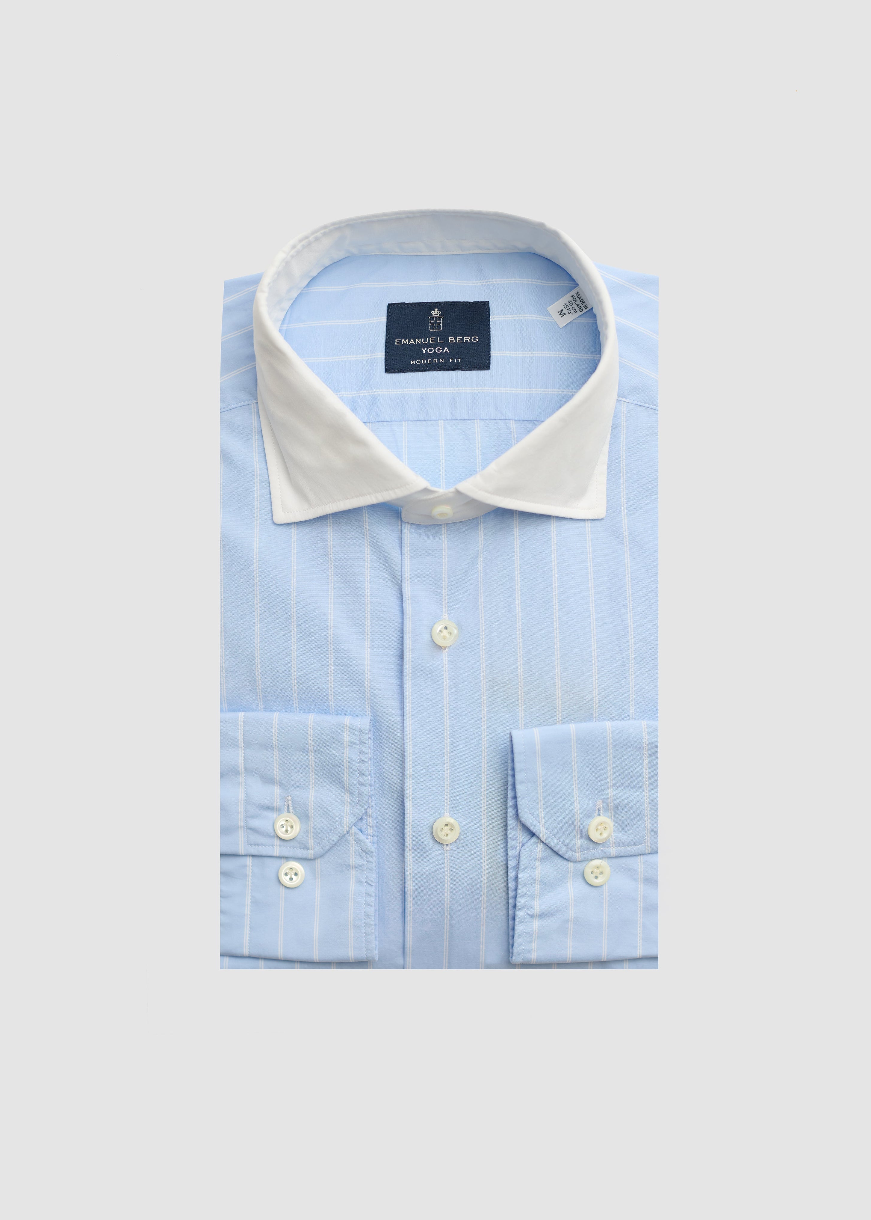 emanuel berg dress shirts Emanuel Berg Washed Natural Stretch Yoga Poplin Shirt
